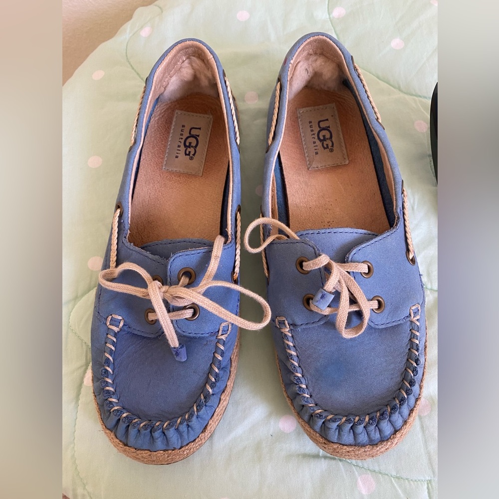UGG Blue Chivon Shoes Womens size 6